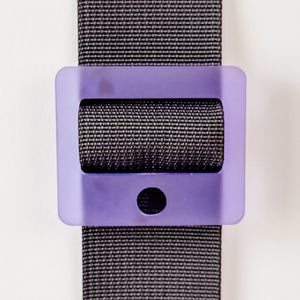 Removable Rectangle Strapzeez™ - Frosted Violet