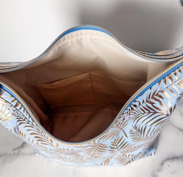 As Seen On OklaRoots - Lii Light Blue Hobo With Hacipupu Gummy Bear Bag Charm