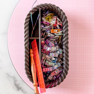 Craft Organizer - Chunky Rope - Onyx
