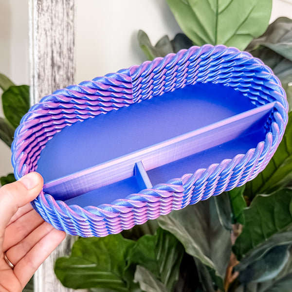 Craft Organizer - Chunky Rope - Purple Chrome