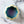 Load image into Gallery viewer, Large Pumpkin Craft Bowl - Matte Rainbow - Blue and Green - Designed by Newt!
