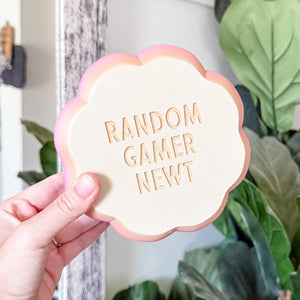 Large Pumpkin Craft Bowl - Matte Rainbow - Pink and Purple - Designed by Newt!