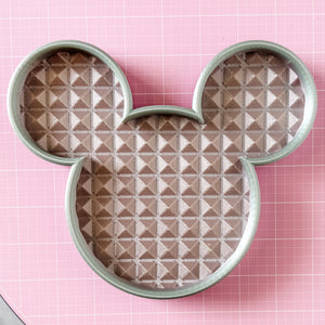 Mouse Craft Tray - Pyramid Base with Grips - Lavender Rainbow