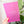 The MINI Wish Tote Major Panels Transparent Acrylic Templates - Set Of 5 - Frosted Magenta
