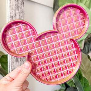 Mouse Craft Tray - Pyramid Base with Grips - Cherry Limeade