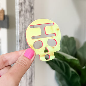 Removable Skull Strapzeez™ - Sunset Holographic