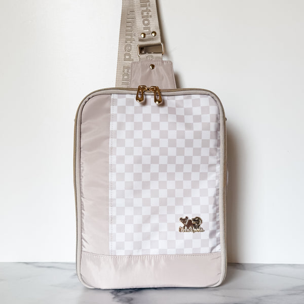 As Seen On OklaRoots - Tan Checkered Pandora Charisma Convertible