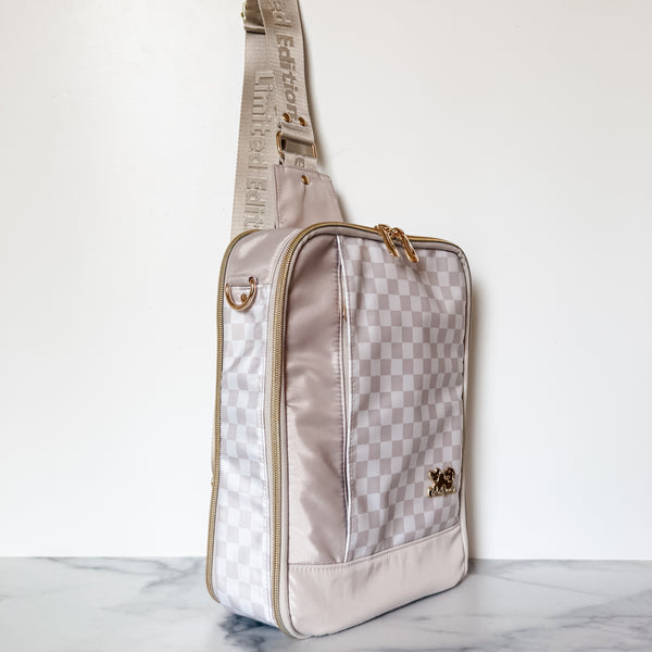 As Seen On OklaRoots - Tan Checkered Pandora Charisma Convertible