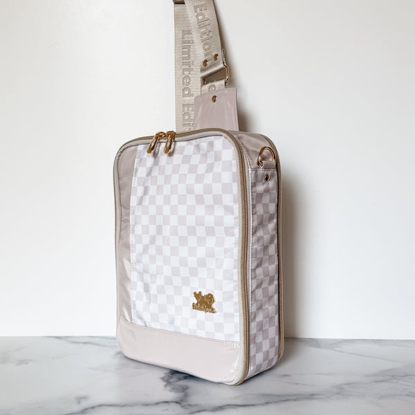 As Seen On OklaRoots - Tan Checkered Pandora Charisma Convertible
