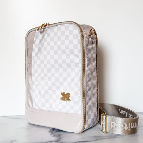 As Seen On OklaRoots - Tan Checkered Pandora Charisma Convertible
