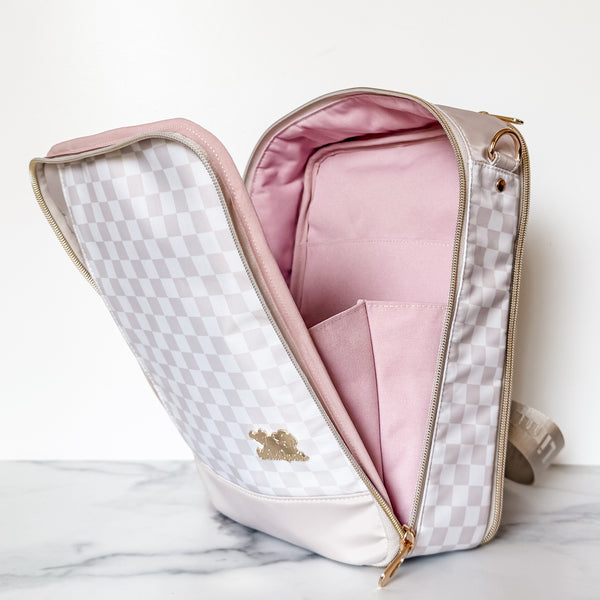 As Seen On OklaRoots - Tan Checkered Pandora Charisma Convertible