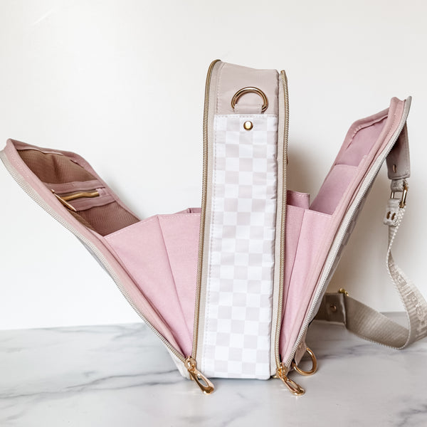 As Seen On OklaRoots - Tan Checkered Pandora Charisma Convertible