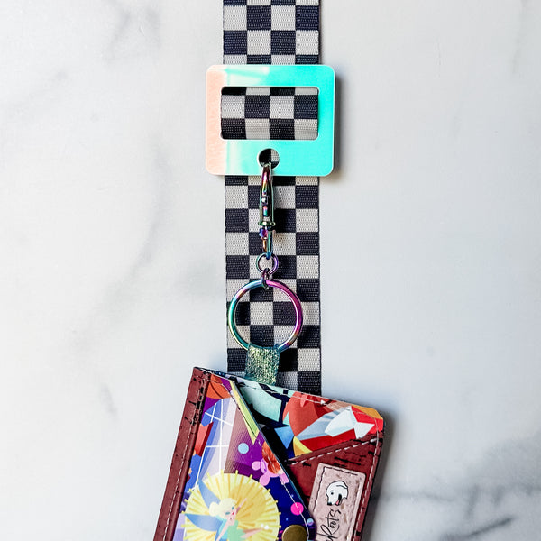 Removable Rectangle Strapzeez™ - Winter Holographic