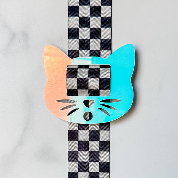 Removable Cat Head Strapzeez™ - Winter Holographic