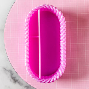 Craft Organizer - Chunky Rope - Pink Gem