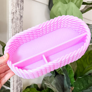 Craft Organizer - Chunky Rope - Pink Gem