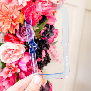 Open Center SQUARED Fancy Straps - Size 1.5" - Ocean - Set of 3 - Acrylic Template