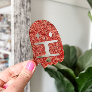 Removable Ghosty Strapzeez™ - Crinkled Pumpkin Foil