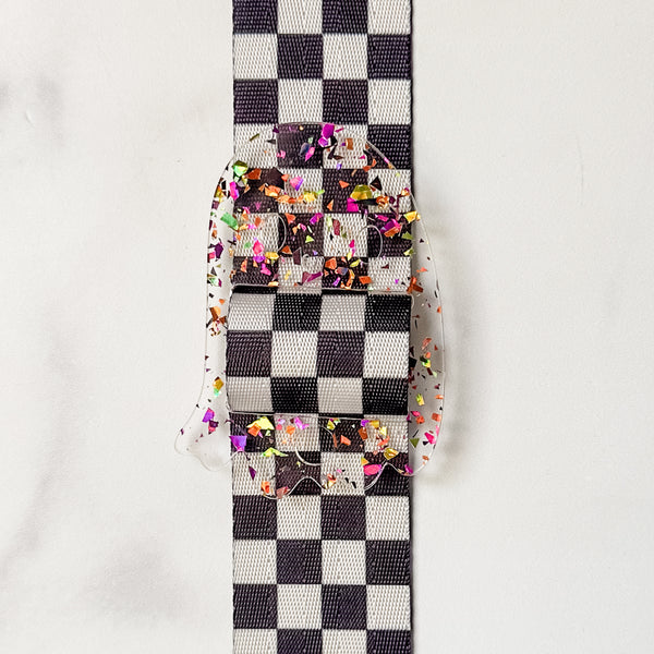 Removable Ghosty Strapzeez™ - Mardi Gras Foil