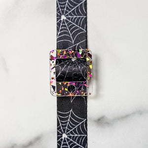 Removable Rectangle Strapzeez™ - Mardi Gras Foil