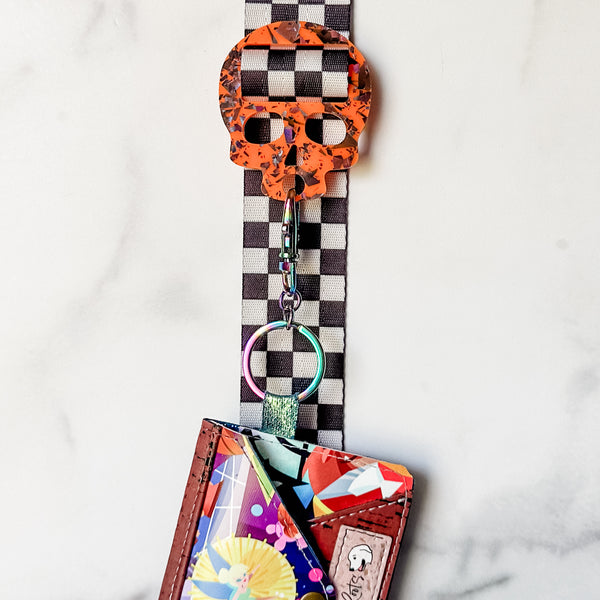 Removable Skull Strapzeez™ - Pumpkin Shadows