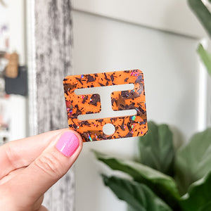 Removable Rectangle Strapzeez™ - Pumpkin Shadows