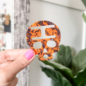 Removable Skull Strapzeez™ - Pumpkin Shadows