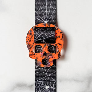 Removable Skull Strapzeez™ - Pumpkin Shadows