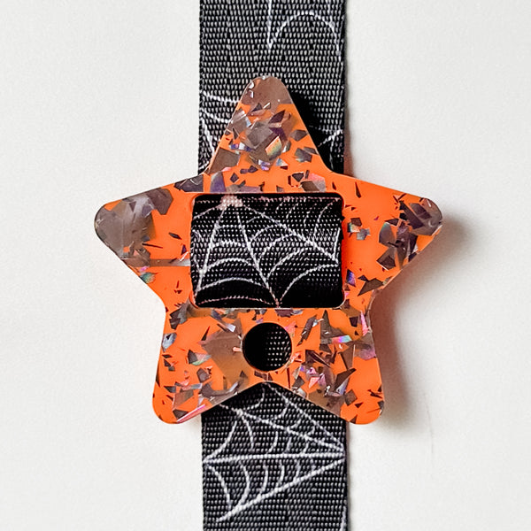 Removable Bubble Star Strapzeez™ - Pumpkin Shadows