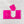 Totes Cute Tote Handle Guide -  Set of 2 - Frosted Magenta -  Acrylic Template