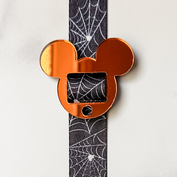 Removable Mouse Head Strapzeez™ - Pumpkin Mirror