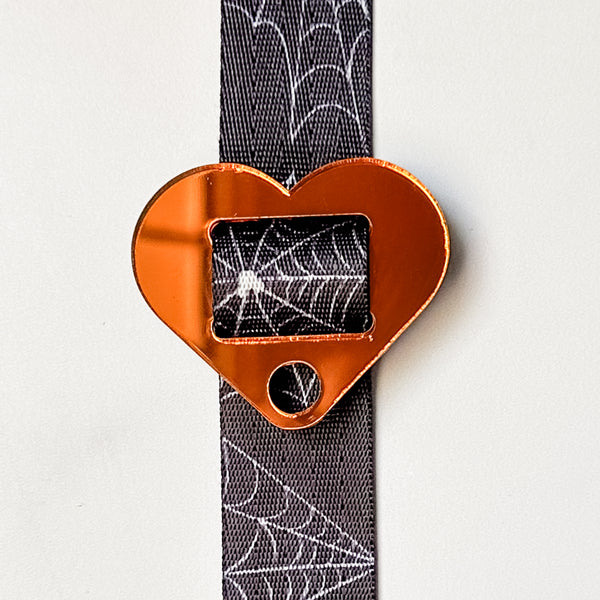 Removable Heart Strapzeez™ - Pumpkin Mirror