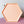 Hexagon Craft Tray - Honeycomb Base with Grips - Dewey Pastel Rainbow - Peach