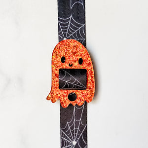 Removable Ghosty Strapzeez™ - Full Glitter Pumpkin