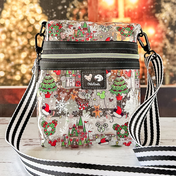 The Babi Boxy Crossbody! - Castle Cheer - Fully Boxed Clear Bag With Strap