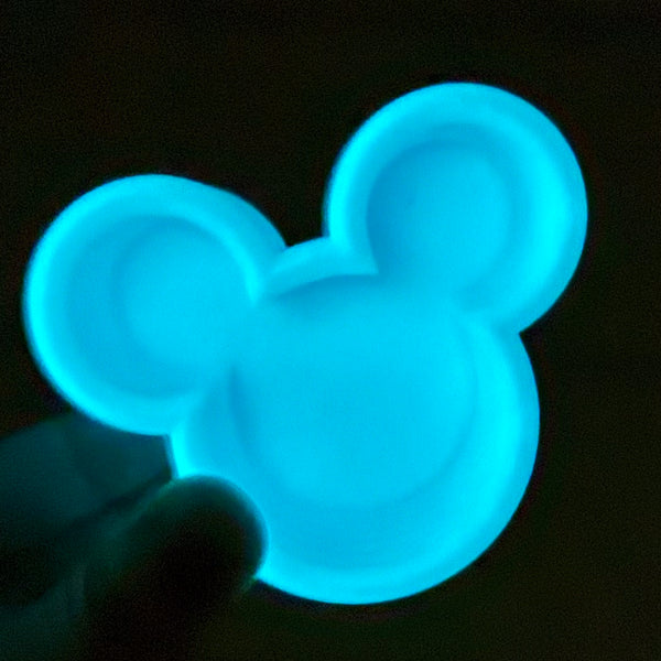 Itty Bitty Mouse Craft Bowl - Baby Blue GLOW