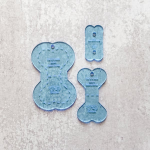 PATREON EXCLUSIVE PREORDER: Hearts Fancy Straps - Size 1" Webbing To 3/4" Hook - Set of 3 - Acrylic Template