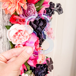 PATREON EXCLUSIVE PREORDER: Hearts Fancy Straps - Size 1" Webbing To 1/2" Hook - Set of 3 - Acrylic Template