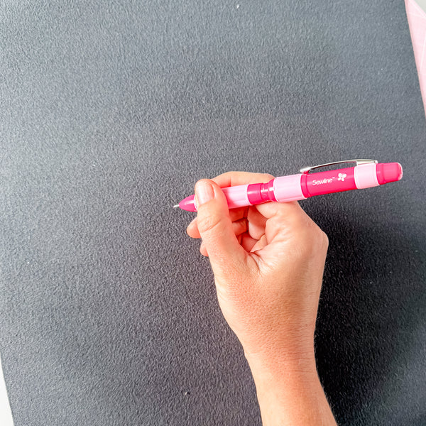 Sewline Pencil Trio-White Black Pink