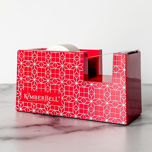 Kimberbell Paper Tape Dispenser Cranberry Star + Roll of Paper Tape