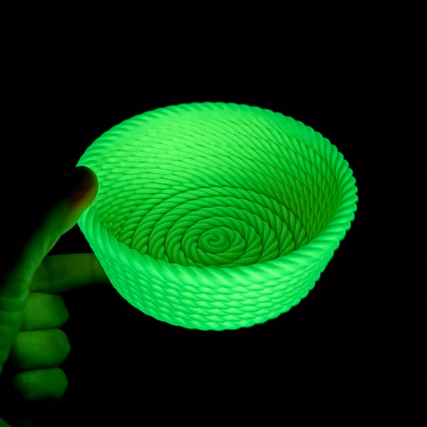Medium Rope Craft Bowl - Lemon GLOW