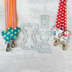 PATREON EXCLUSIVE PREORDER: Mouse Fancy Straps - Size 1" Webbing To 3/4" Hook - Set of 3 - Acrylic Template