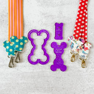 PATREON EXCLUSIVE PREORDER: Mouse Fancy Straps - Size 1" Webbing To 3/4" Hook - Set of 3 - Acrylic Template