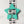 Load image into Gallery viewer, Removable Bubble Star Strapzeez™ - Pastel Teal
