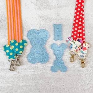 PATREON EXCLUSIVE PREORDER: Mouse Fancy Straps - Size 1" Webbing To 3/4" Hook - Set of 3 - Acrylic Template