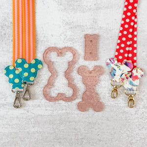PATREON EXCLUSIVE PREORDER: Mouse Fancy Straps - Size 1" Webbing To 3/4" Hook - Set of 3 - Acrylic Template
