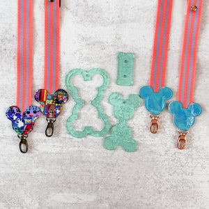 PATREON EXCLUSIVE PREORDER: Mouse Fancy Straps - Size 1" Webbing To 1/2" Hook - Set of 3 - Acrylic Template