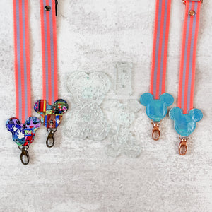 PATREON EXCLUSIVE PREORDER: Mouse Fancy Straps - Size 1" Webbing To 1/2" Hook - Set of 3 - Acrylic Template