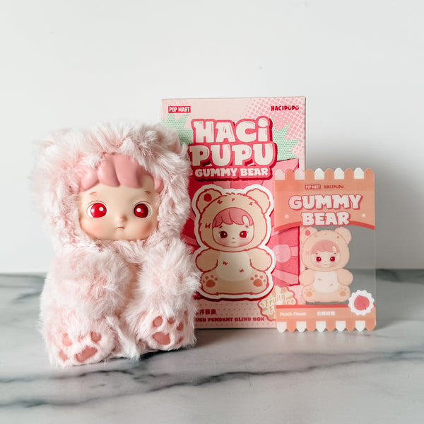 From Our Stash - Hacipupu Gummy Bears - Peach - Box Open On Bottom