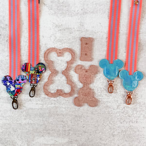PATREON EXCLUSIVE PREORDER: Mouse Fancy Straps - Size 1" Webbing To 1/2" Hook - Set of 3 - Acrylic Template